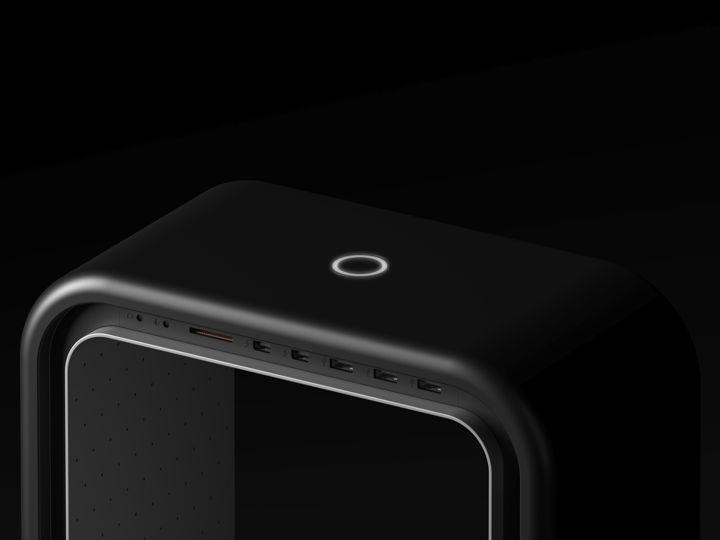 Ono - modular computer - on and off button